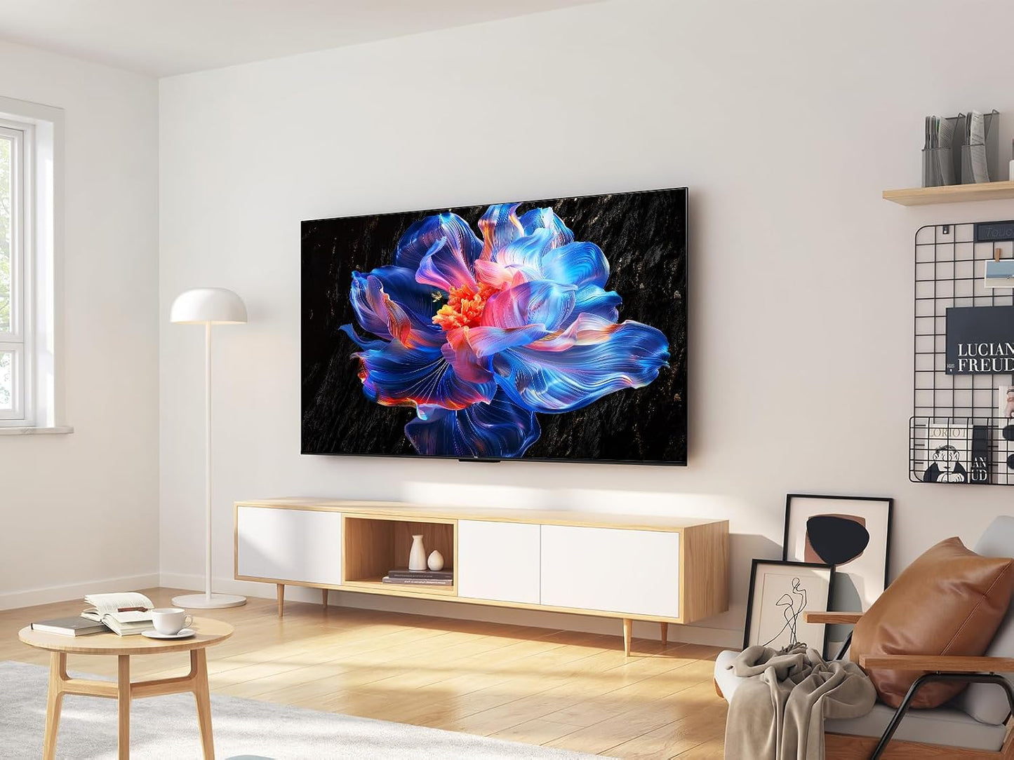 TCL 65V6C Televisor 65 Pulgadas 4K Smart TV LED, HDR, Google TV, Dolby Audio, Alexa y Google Assistant, Chromecast Built-in, Motion Clarity