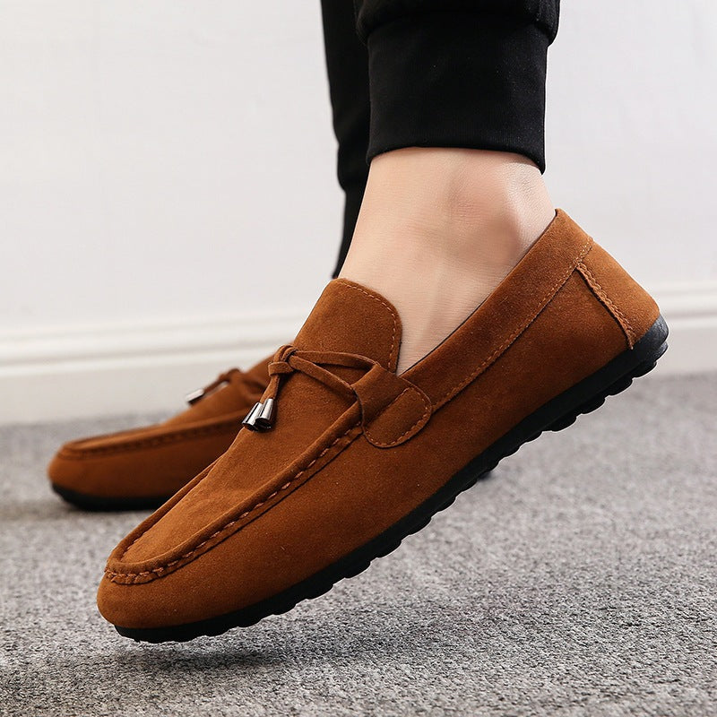 Men's loafers men's casual shoes, Korean style trendy cloth shoes, loafers, 2020 New