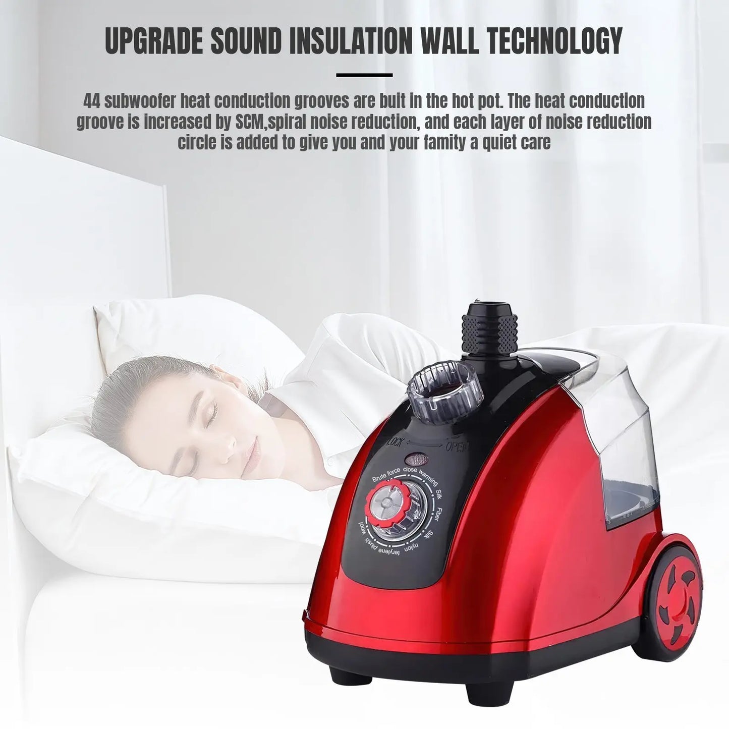 Plancha de vapor Vertical, máquina de planchar a vapor para el hogar, planchado plano Vertical inteligente de alta potencia con aumento de presión