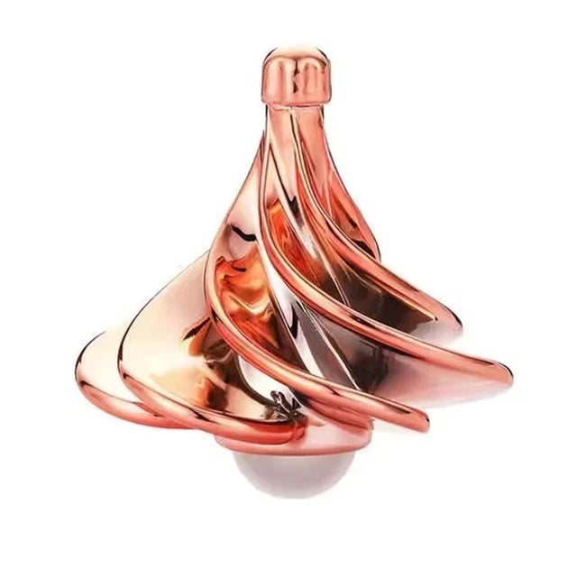 Divertido juguete de soplado de viento de escritorio, juguete de bolsillo giratorio, Spinner cinético, juguetes para aliviar el estrés para adultos, regalo de cumpleaños y Navidad