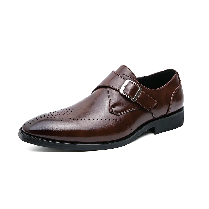 Sapatos Masculinos 2026 New Formal Large Size Business Men's Official Pu Shoes for Office