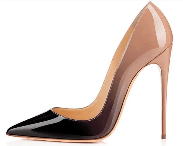 Women's Thin Heels Summer Autumn Sandals 2024 New Light Weight Plus Size Pointed Toe Super High Fashion Party Pumps
