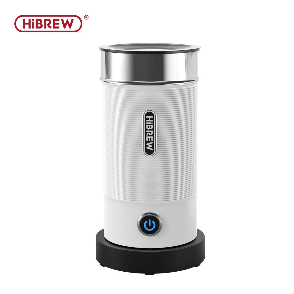 HiBREW Espumador de leche Espumador Mezclador de chocolate Latte frío/caliente Capuchino Calentador de leche completamente automático Cool Touch M1A
