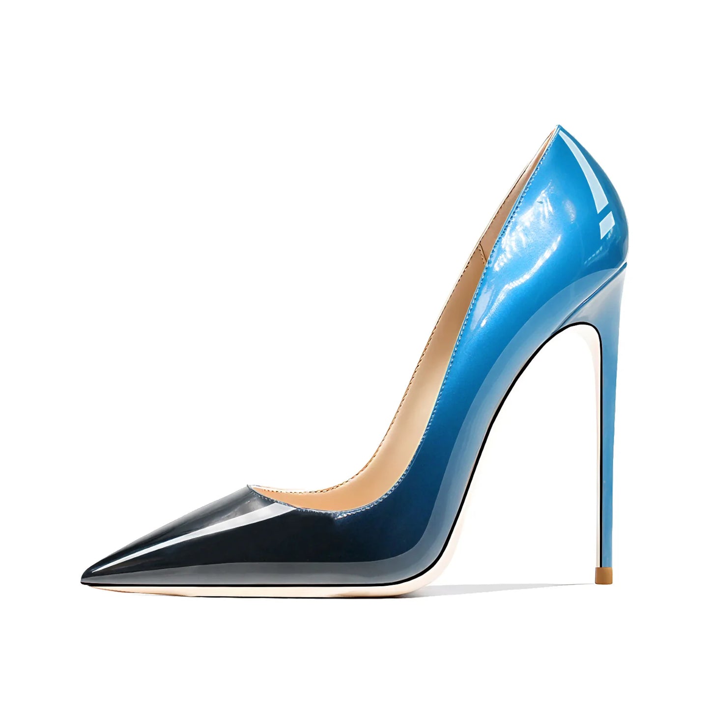 Women's Thin Heels Summer Autumn Sandals 2024 New Light Weight Plus Size Pointed Toe Super High Fashion Party Pumps