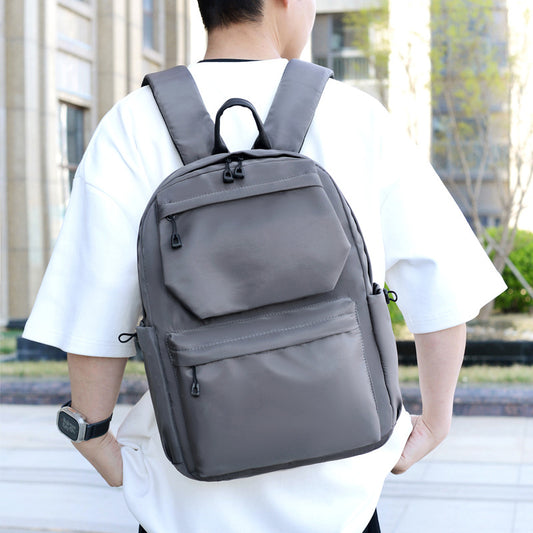 Printable Logo Backpack, Junior High School Student, High School Student, School Bag, Large Capacity Travel Bag, Casual Computer Backpack