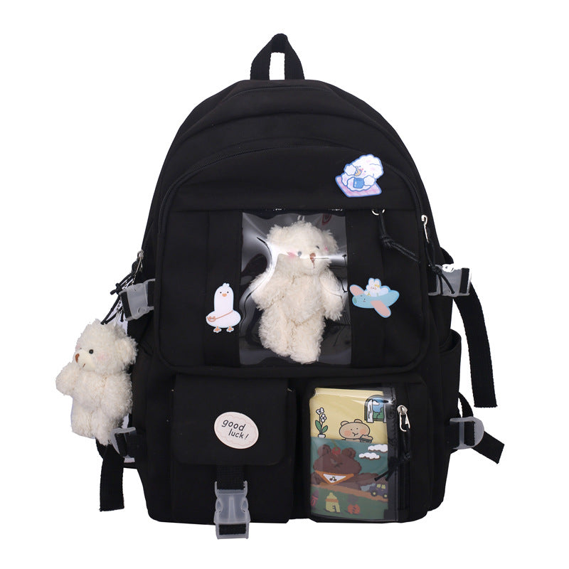 Japanese-Style Ins Anime Convention Large-Capacity Casual Girl Backpack Student School Bag