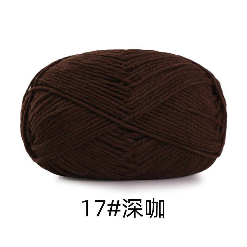 5 strands of combed cotton milk cotton wool ball acridine puppet excellent factory wholesale hand-woven crochet doll diy material