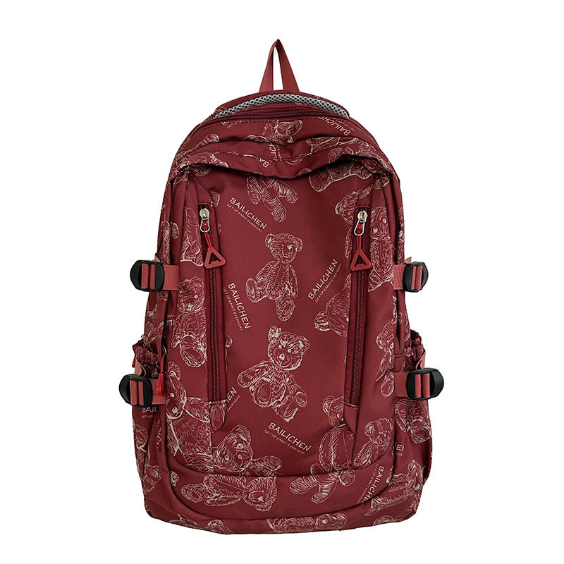 Student Schoolbag Primary School Students Junior High School Students New Large Capacity Backpack Autumn New Breathable Comfortable Backpack