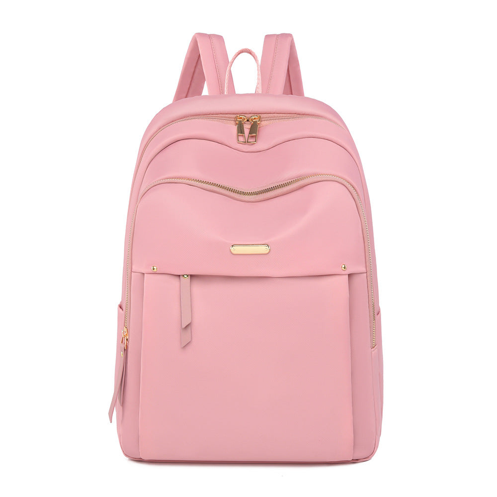 Backpack Oxford Cloth Backpack 2025 Large Capacity Computer Bag Fashionable Student Leisure Travel Lightweight School Bag
