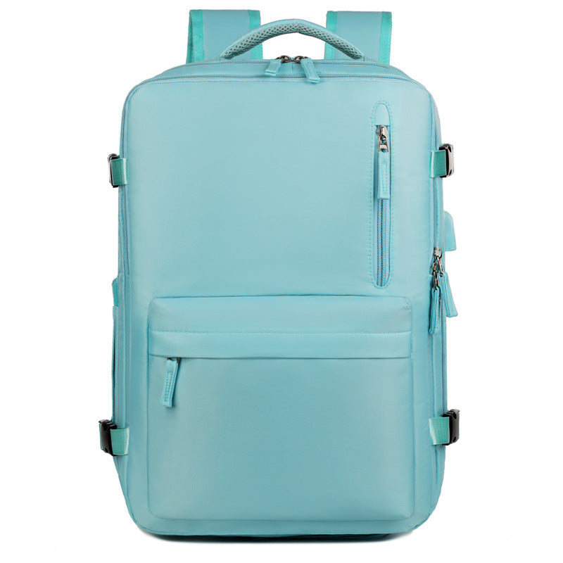 Cross-Border Simple Large-Capacity Business Commuter Backpack High-End Backpack Men's Travel Bag Multi-Functional Computer
