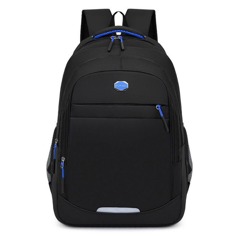 2025 New Style Backpack Simple Travel School Bag Junior High School and High School Students Large Capacity Fashionable Casual Men's and Women's Backpack