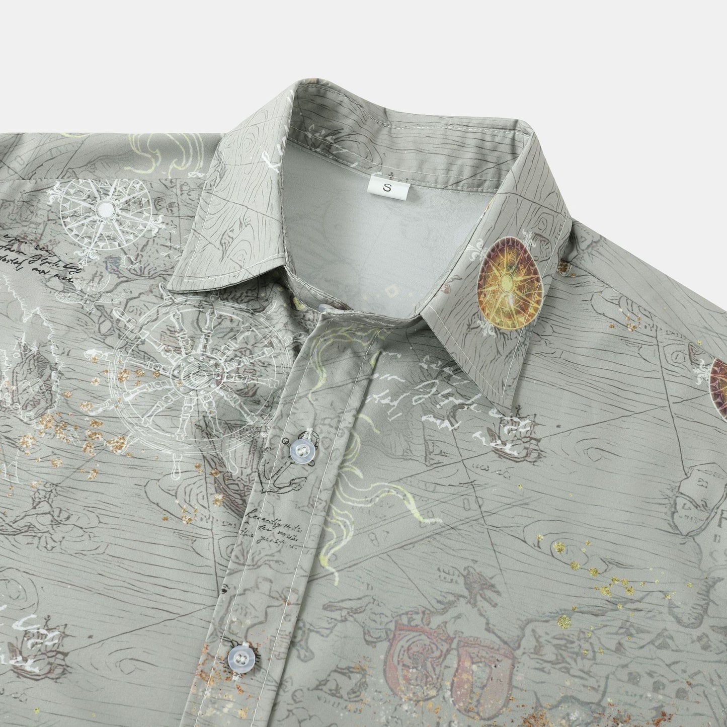Cross-border 2024 spring and summer Amazon ebay AliExpress hot foreign trade men's European and American lapel short sleeve shirt men