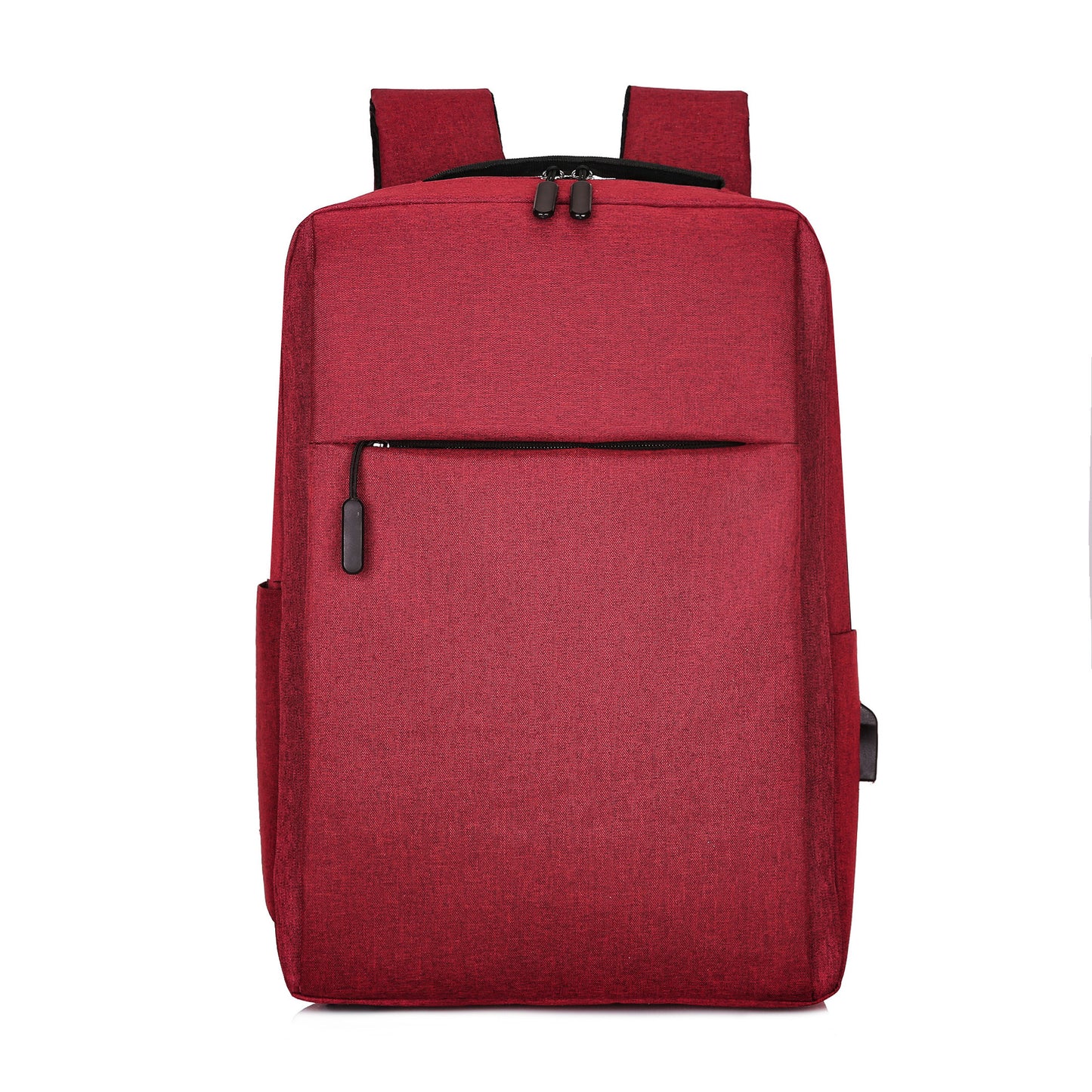 Backpack Solid Color Cross-Border Men's Business Casual Backpack Multi-Functional Business Trip Commuter Laptop Backpack