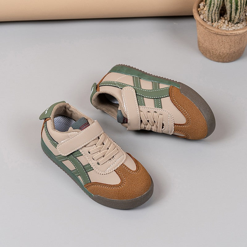 Boys' Soft-Soled Forrest Gump Shoes, Children's Campus Running Shoes, Non-Slip, Wear-Resistant Sports Shoes, Spring and Autumn Hiking Functional Shoes for Young Children