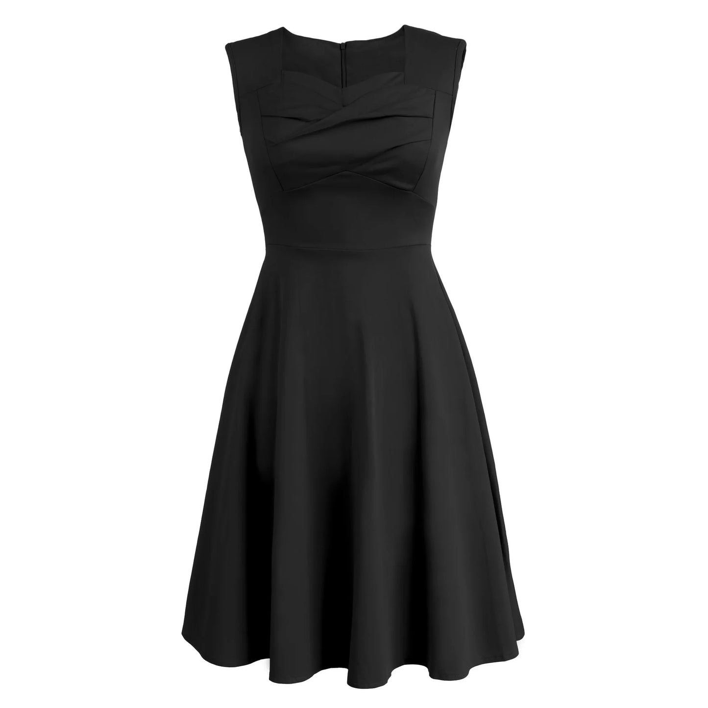 Vestido vintage nuevo vestido de fiesta sexy sin mangas con vuelo grande para mujer S-3XL