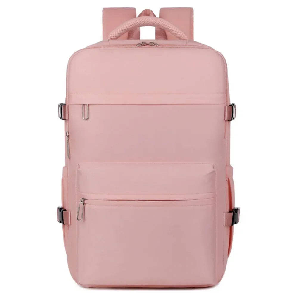 Mochila de compresión al vacío para hombre, mochila para ordenador portátil, mochila de viaje al vacío para senderismo, mochila Ryanair, bolsa de cabina de 46x30x20