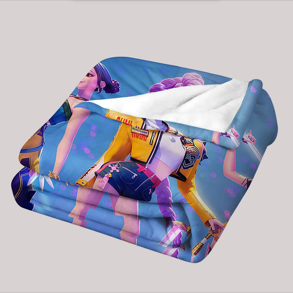 Manta de Microfibra Ligera Demon Hunter, Suave y Cálida para Navidad, Ideal para Cama, Sofá, Oficina, Viajes, Todas las Temporadas