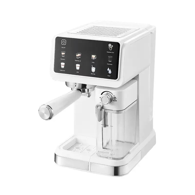 Cafetera Espresso con bomba italiana de 220V, cafetera automática para espumar espuma de leche para uso doméstico