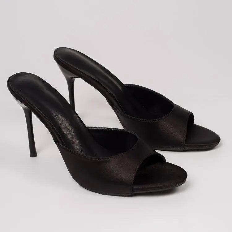 Nuevas Sandalias de Tacón Alto y Fino para Mujer, Verano 2026, con Punta en Pico, Elegantes y Sexys, Tipo Peep Toe, Estilo Stiletto