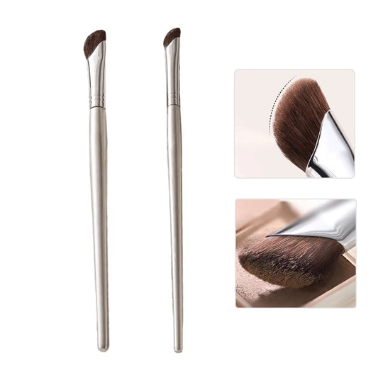 Brocha Profesional para Maquillaje de Nariz en Ángulo Plano, Brocha Suave para Contorno de Ojos y Nariz, Herramientas de Belleza y Cosméticos