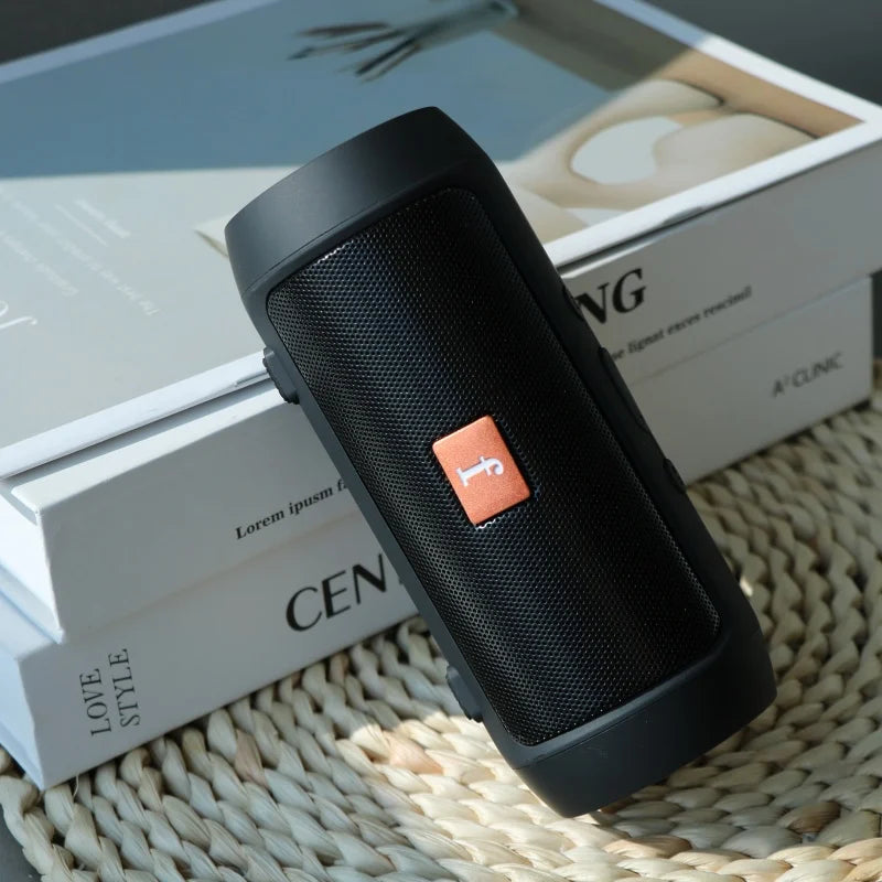 Altavoz inalámbrico portátil con Bluetooth: mini caja de sonido de escritorio con función de carga para facilitar su transporte y uso