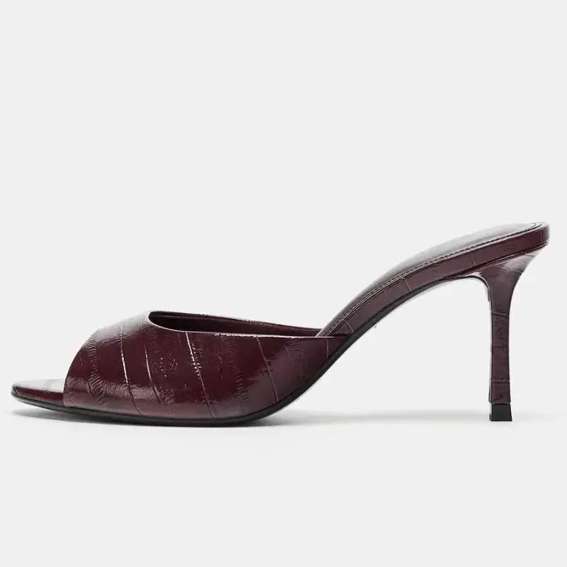 Elegantes Sandalias de Tacón Alto con Punta Abierta para Mujer, Clásicas, Casuales, Cómodas y Sexys, Zapatos de Vestir