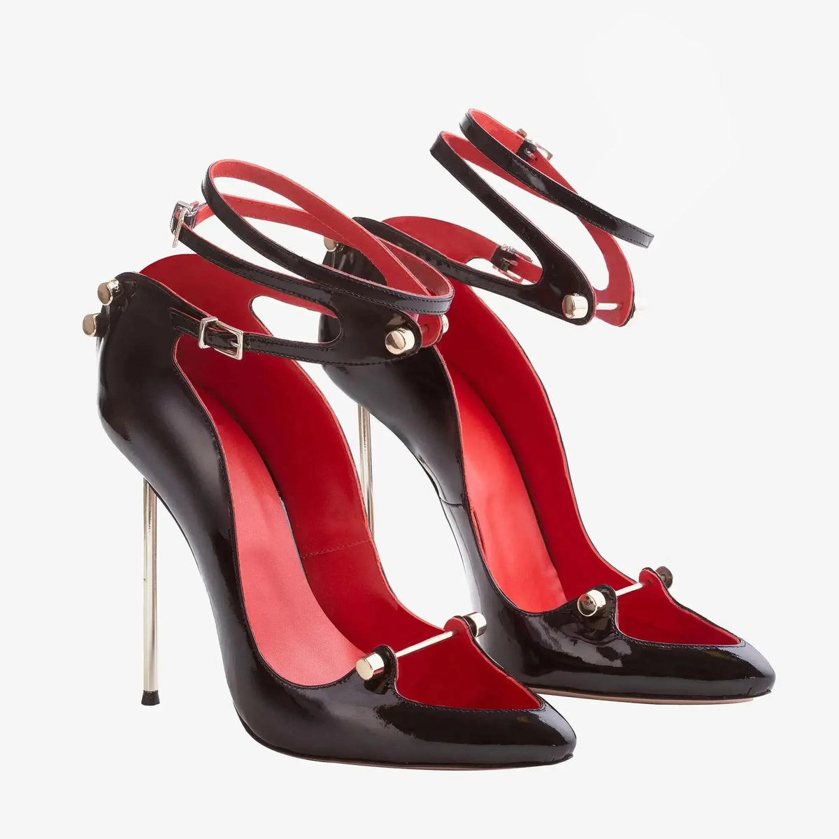Zapatos de Tacón Alto con Decoración de Cristal y Metal para Mujer, Sandalias de Diseñador de Lujo para Clubes Nocturnos y Banquetes, 2026
