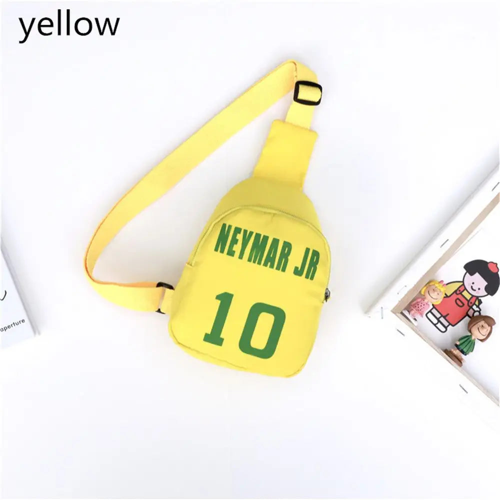 Bolso de hombro de moda para niños y niñas, bolso de pecho, bolso de mensajero, bolso de ocio deportivo, estampado de número de moda