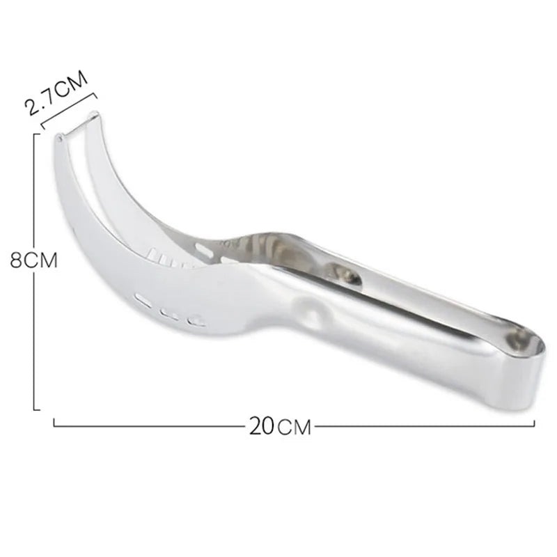 Cuchillo de cocina de acero inoxidable 304, utensilio para cortar sandía, herramientas para frutas y verduras, Clip para sandía