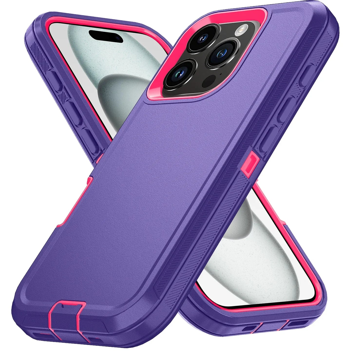 Otter Armor Box-funda de teléfono Defender a prueba de golpes para Iphone 16 11 12 13 14 15 Pro Max XSMAX 7 8 SE2 16E, funda trasera dura con Clip
