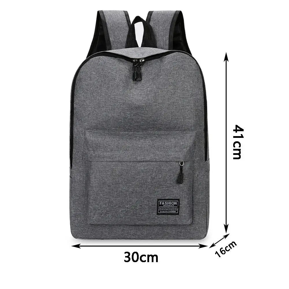 Mochila minimalista de moda para hombre, mochila versátil de gran capacidad para estudiantes, bolsa de viaje para ordenador, lavable, Unisex