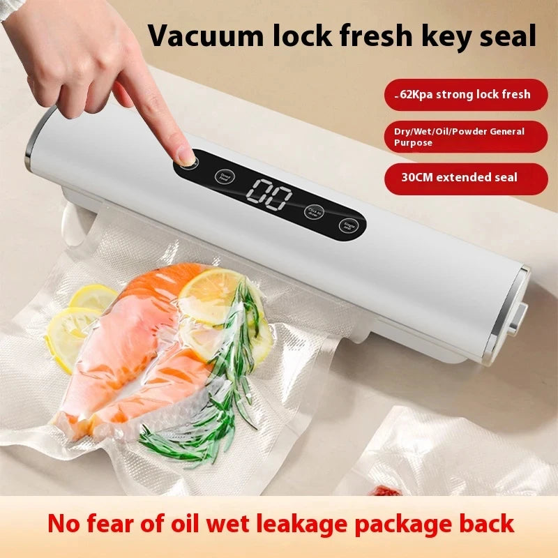 Sellador al Vacío Profesional para Alimentos, Máquina de Sellado para Cocina, Sellador de Bolsas de Plástico para Empacar Productos