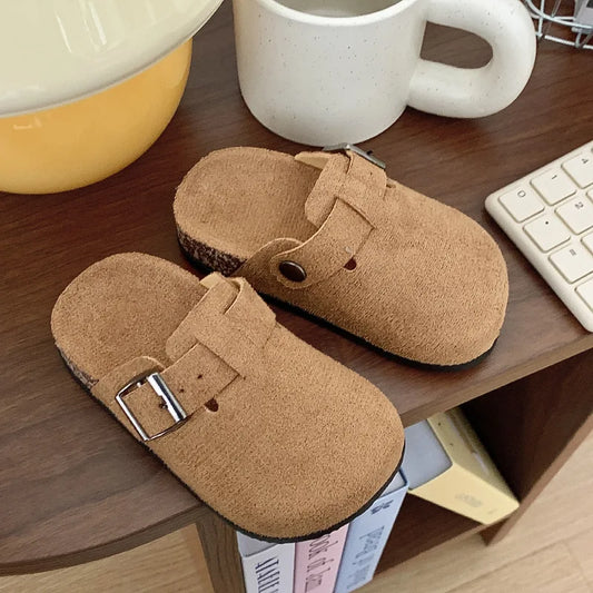 2025 primavera nuevos zapatos de cuero para niños para niñas moda estilo coreano suave antideslizante elegante versátil transpirable pisos