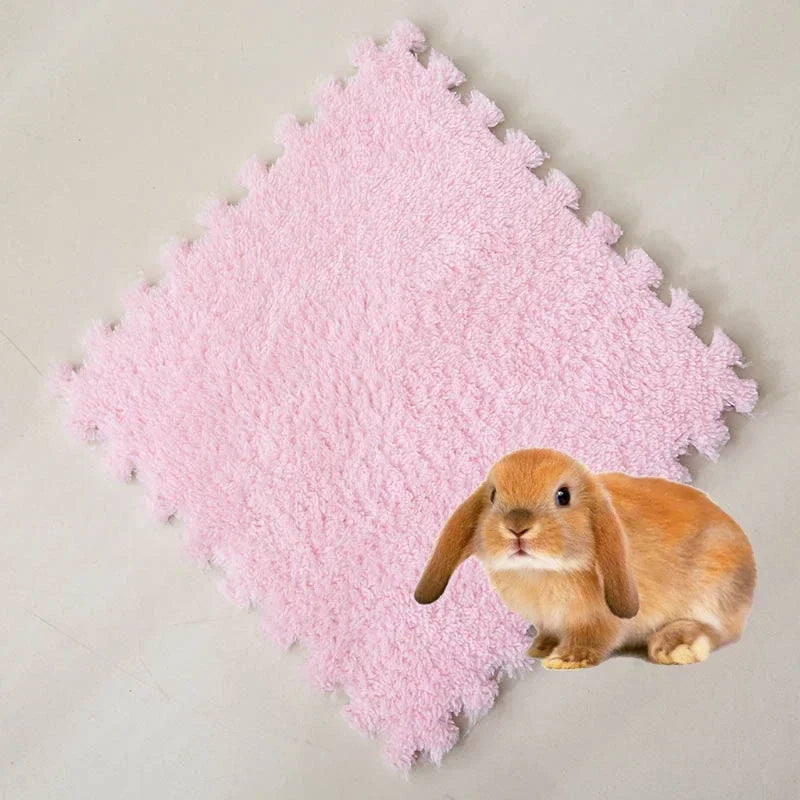 Forro para jaula de conejillo de indias, estera de cama antideslizante impermeable, almohadilla altamente absorbente para orinar, artículos para mascotas pequeñas, 4/10 piezas