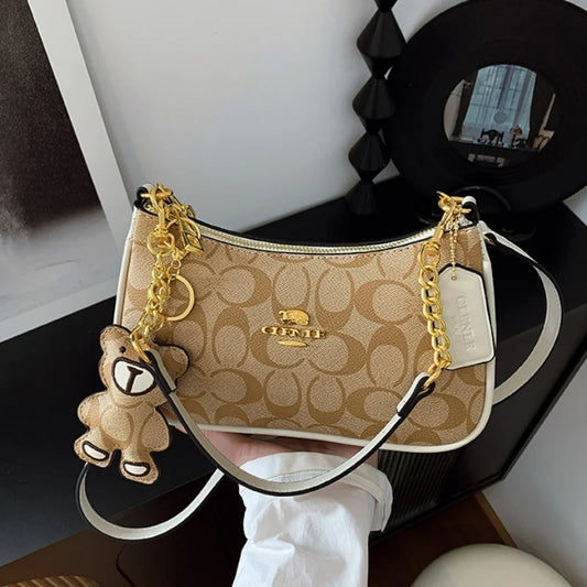 Bolso de mano de estilo de alta gama para mujer, nuevo modelo 2025, bolso cuadrado pequeño único y moderno, moderno, retro, simple y elegante, cr