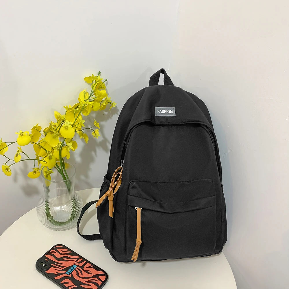 Mochilas simples para estudiantes universitarios, estudiantes de secundaria, estudiantes de secundaria, mochilas casuales, mochilas