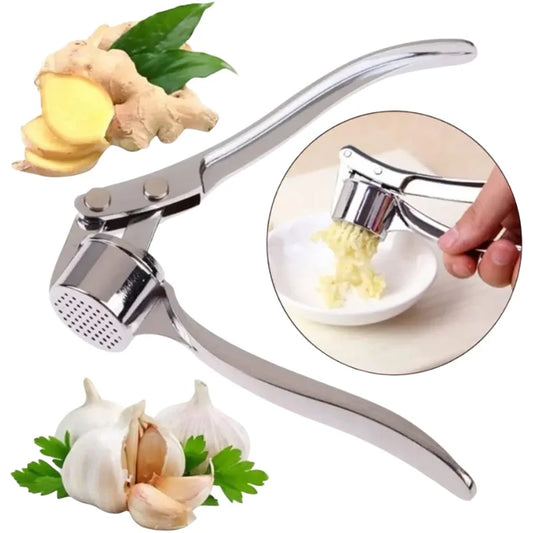 Molinillo de ajo de aleación de aluminio para cocina, extrusora, prensa manual, herramientas de molienda, herramientas pequeñas de cocina