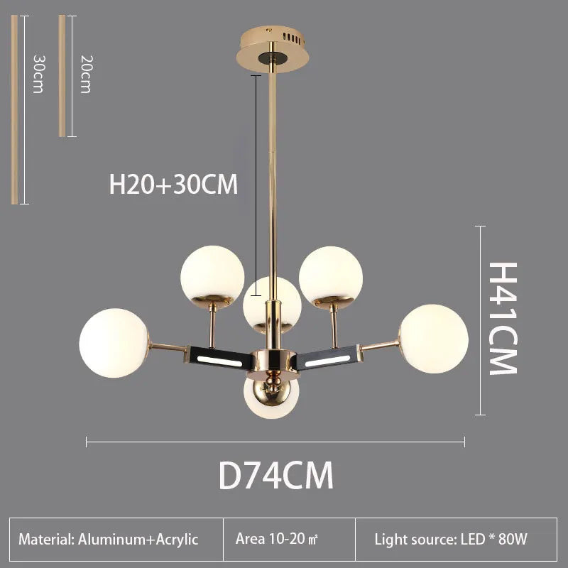 Lámpara de Techo Estilo Nórdico, Lámpara de Luz para Cocina, Dormitorio, Sala de Estar, Decoración LED para el Hogar, Lámpara de Lujo, Iluminación Interior