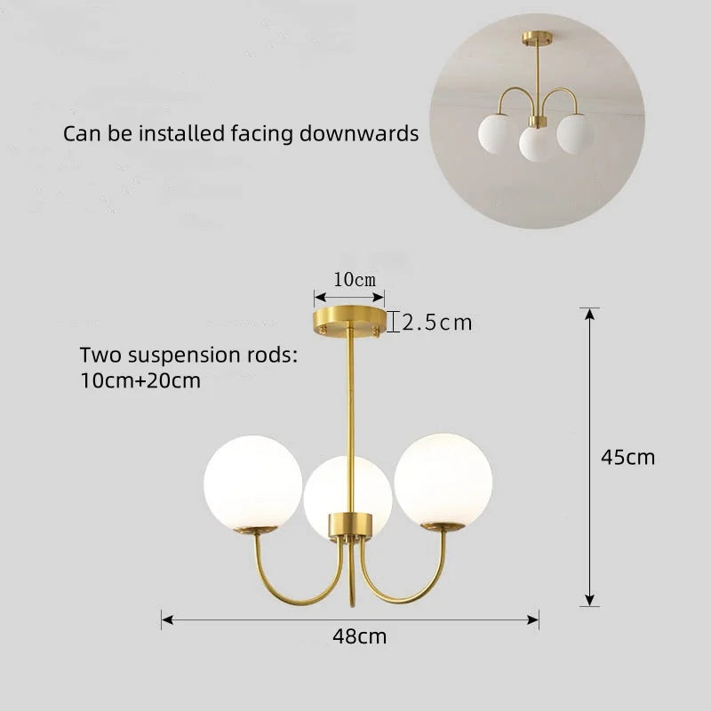 Lámpara de araña LED moderna E27 para sala de estar, dormitorio, mesa de comedor, cocina, estudio, lámparas colgantes de techo, brillo, decoración del hogar