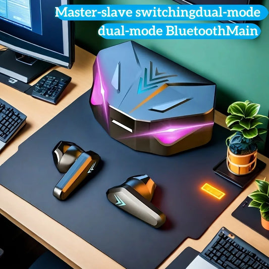 X15 TWS Auriculares inalámbricos con Bluetooth pantalla LED auriculares para jugadores con micrófono auriculares inalámbricos con cancelación de ruido auriculares Bluetooth