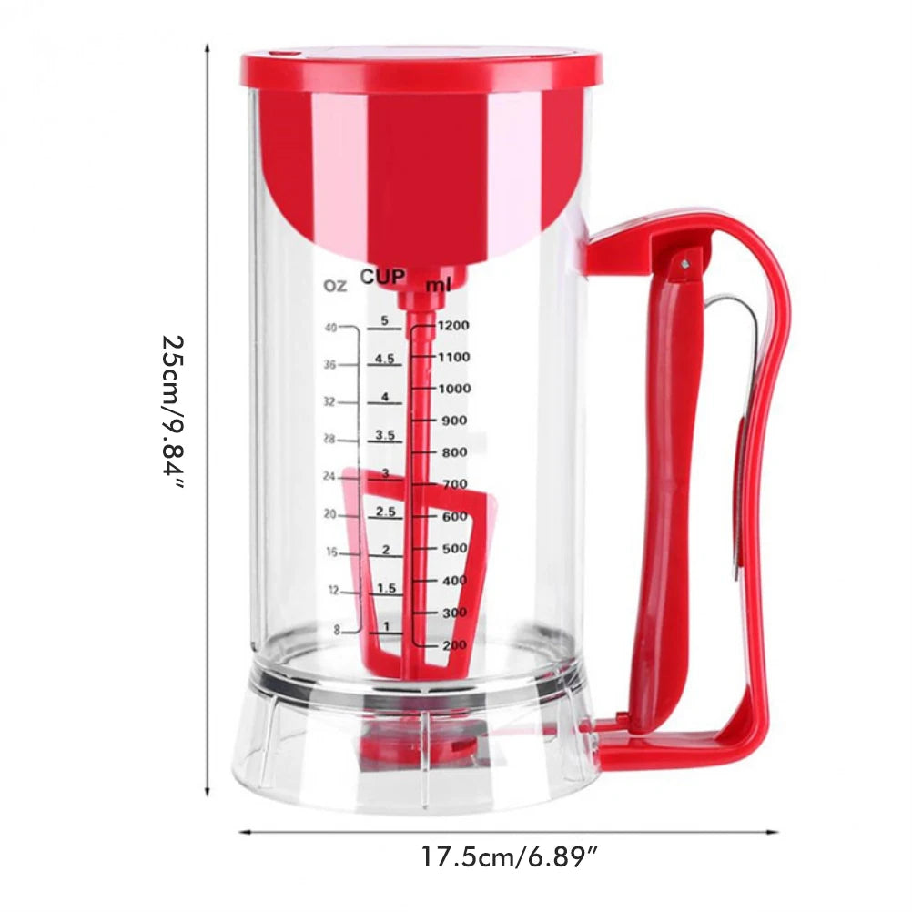 Mezclador de masa para panqueques eléctrico de mano para cocina, dispensador, máquina licuadora, herramienta para hornear, aparato de cocina