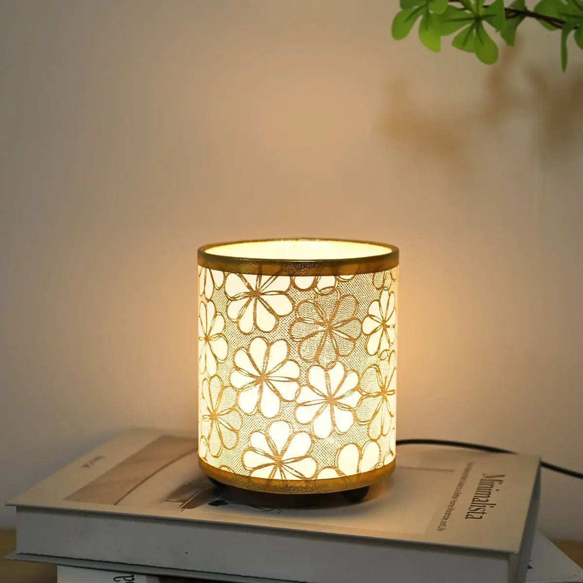 Interruptor de botón USB, luz cálida y suave, mini luz nocturna decorativa de escritorio, iluminación nocturna para dormitorio