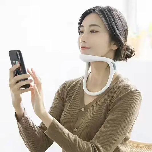 Corrector de postura, Collar Cervical, soporte para el cuello, dispositivo de tracción Cervical, tirantes para el cuello, cuidado de la salud, cuello para evitar la cabeza baja