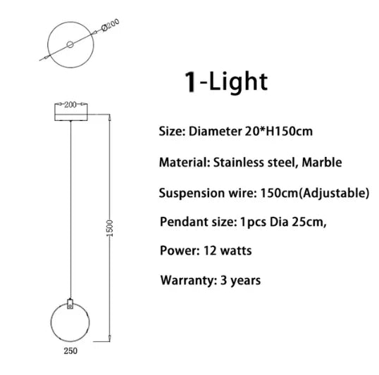 Luces colgantes largas modernas, lámpara colgante de cristal de mármol para escalera de lujo, decoración para sala de estar, accesorio de iluminación Led de piedra para Villa