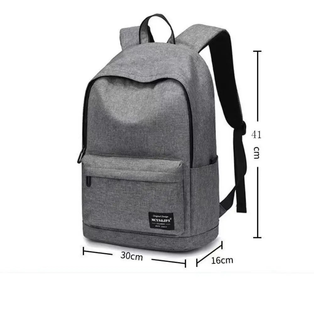 Mochila minimalista de moda, mochila versátil de gran capacidad, bolsa de viaje para ordenador, lavable, Unisex