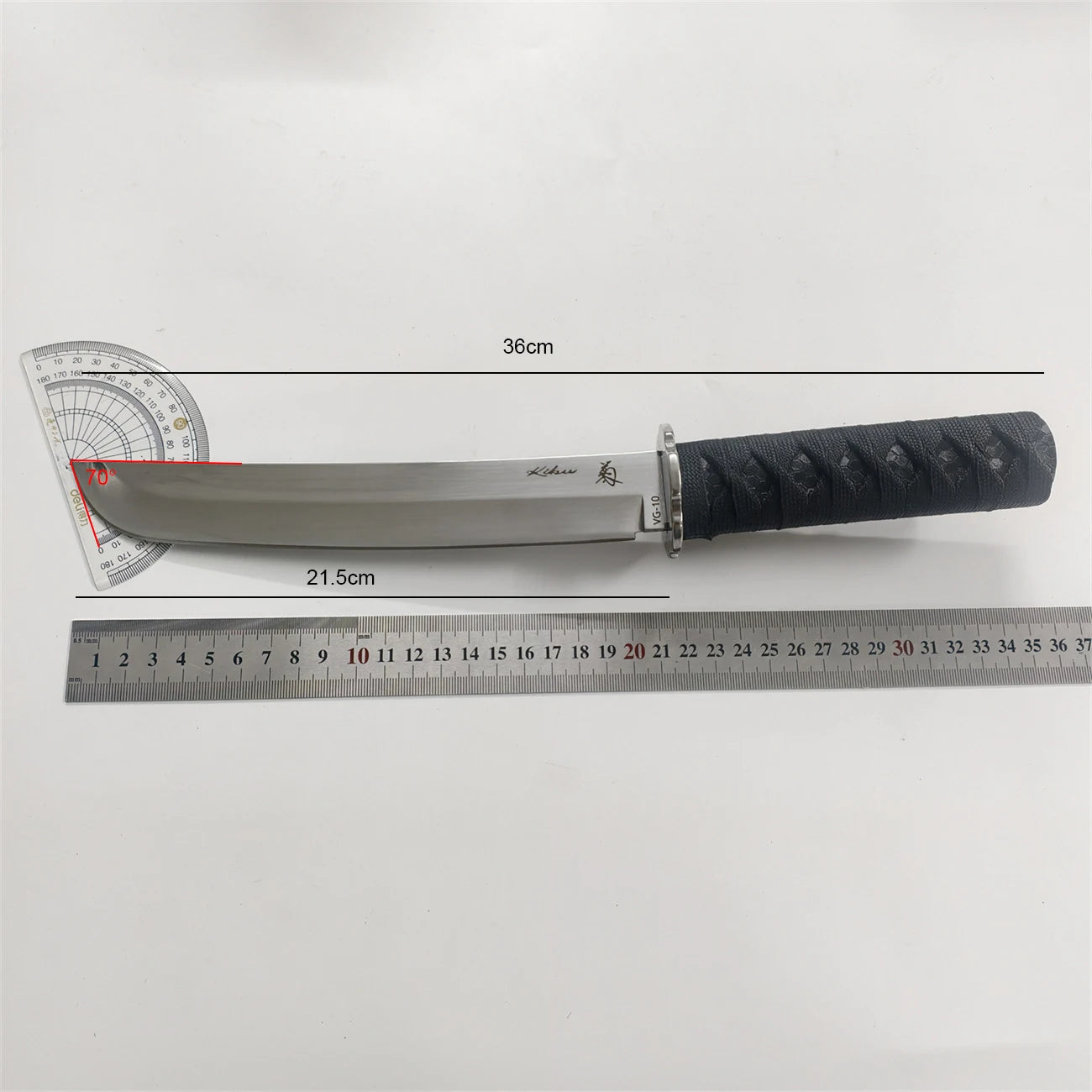 Abertar cerdos y ovejas de alta dureza, cuchillo para cortar carne de carnicero, accesorios de cocina, cuchillo recto de acero con alto contenido de carbono