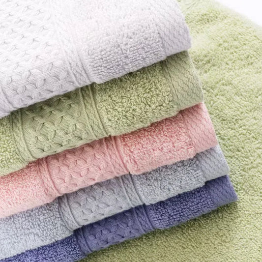 Toalla de baño, toalla de algodón, toallas absorbentes suaves de Color sólido, uso multiusos para baño de Hotel