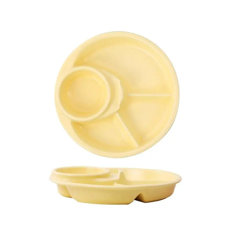 Plato Redondo para Frutas y Ensaladas, Bandeja para Desayuno, Aperitivos, Salsas, Platos para Cena, Postres y Tartas, Vajilla de Cocina
