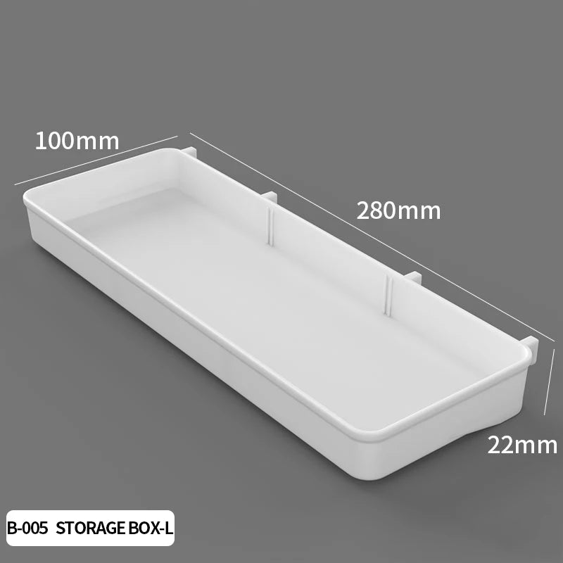 Kit organizador de pared combinado con tablero perforado DIY: paneles colgantes modulares, instalación sin perforaciones, ideal para exhibición de pared de habitaciones artesanales