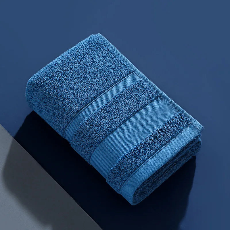Toalla de baño, toallas de algodón absorbentes suaves, gruesas, de secado rápido, lavables a máquina, toalla para el hogar, artículos esenciales para el baño, 35x73cm